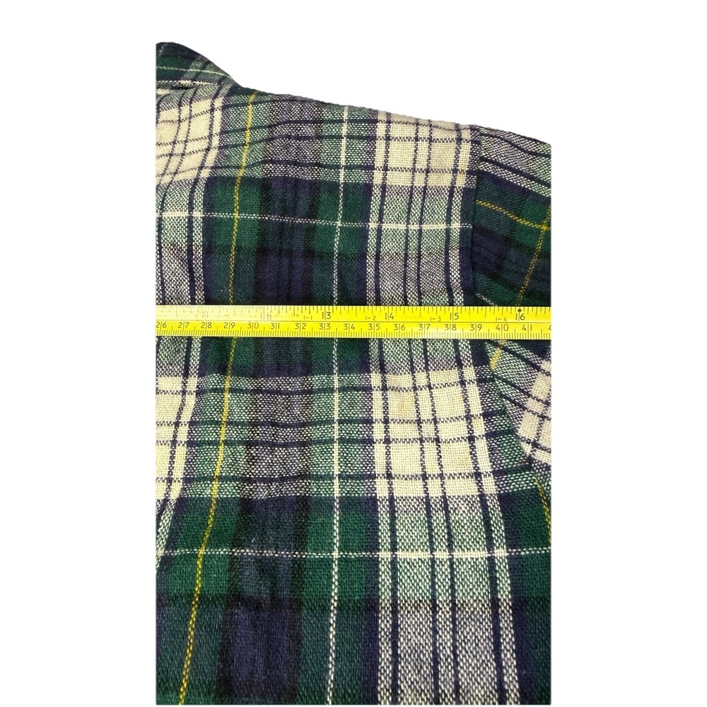 Ponderosa By Bardon Men's Small Flannel Shirt Long Sleeve Wool Vintage 3b4 - Picture 10 of 12